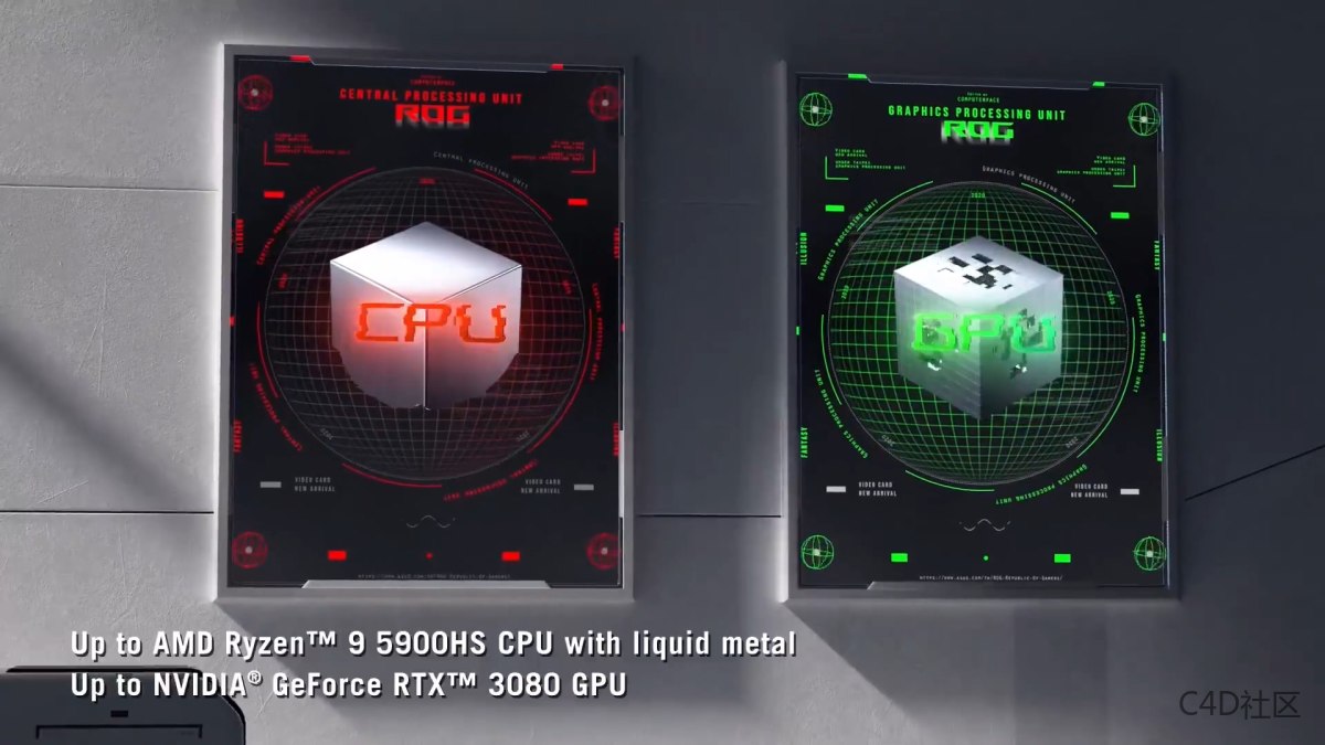 华硕ROG笔记本产品动画-ROG Zephyus G15