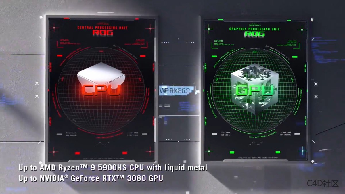 华硕ROG笔记本产品动画-ROG Zephyus G15