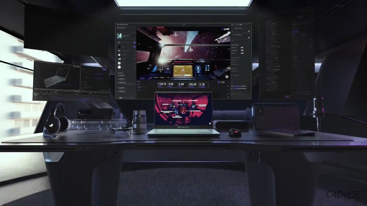 华硕ROG笔记本产品动画-ROG Zephyus G15