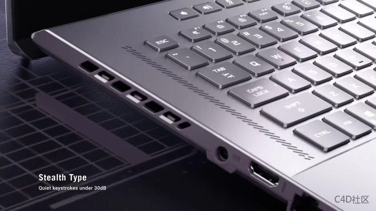 华硕ROG笔记本产品动画-ROG Zephyus G15