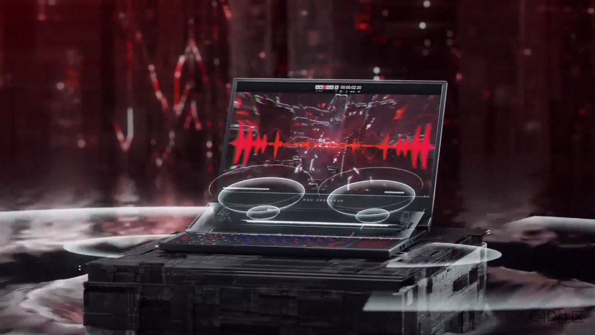 华硕笔记本产品特效动画-ROG ZEPHYRUS系列笔记本