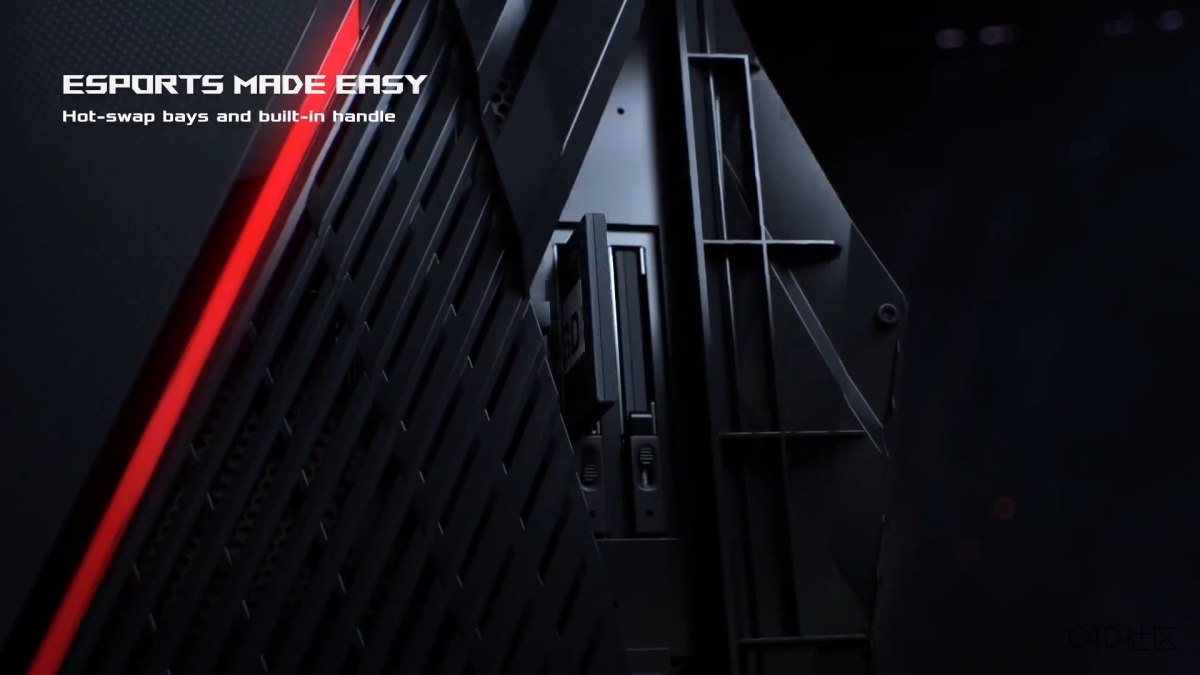 华硕ROG STRIX CR35电脑机箱动画- 大师级的操作太强了