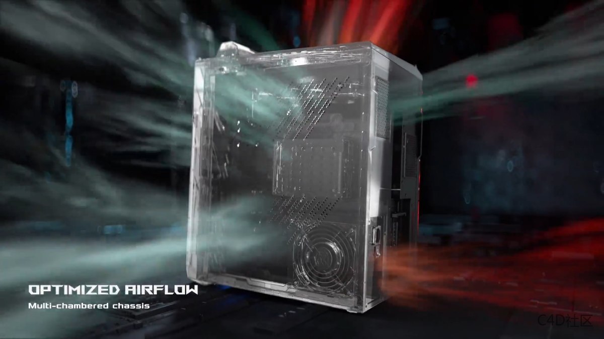 华硕ROG STRIX CR35电脑机箱动画- 大师级的操作太强了