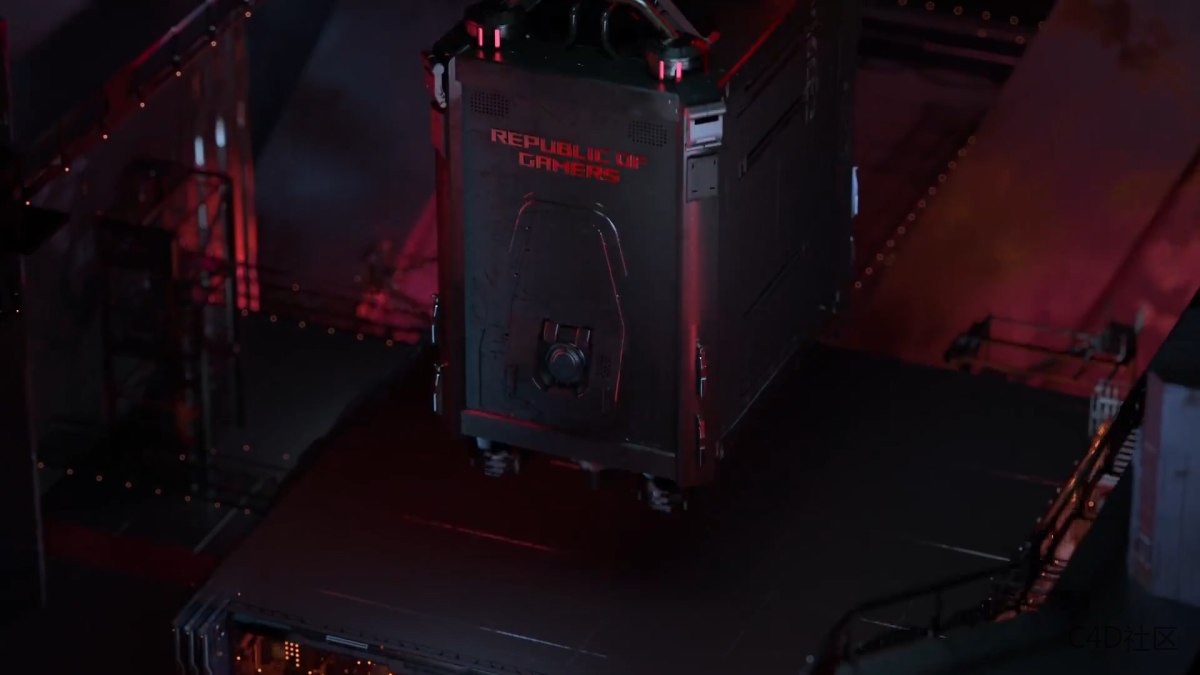 华硕ROG STRIX CR35电脑机箱动画- 大师级的操作太强了