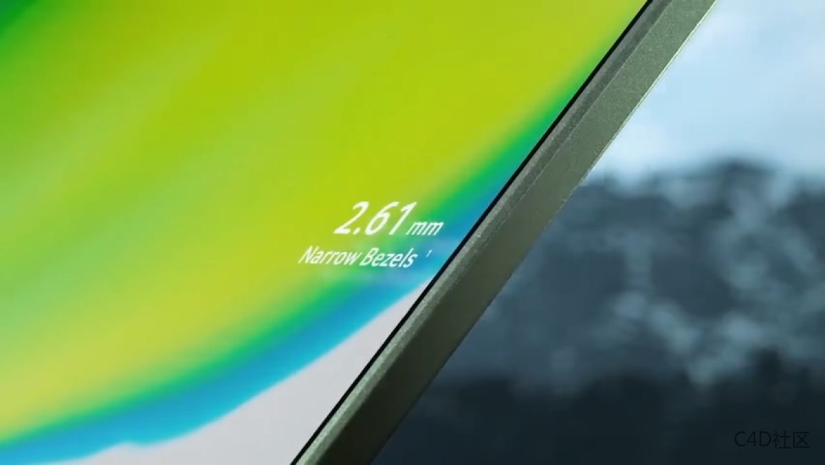 宏碁Swift 5笔记本电脑三维产品-暗黑风格