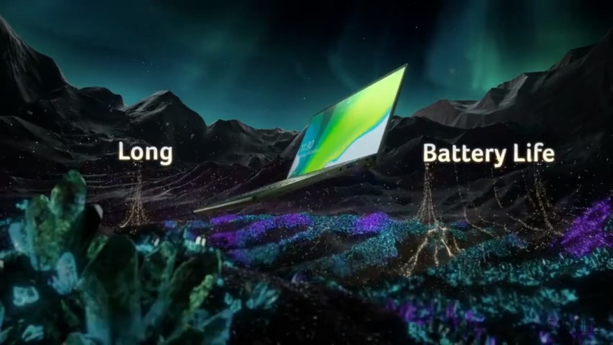 宏碁Swift 5笔记本电脑三维产品-暗黑风格