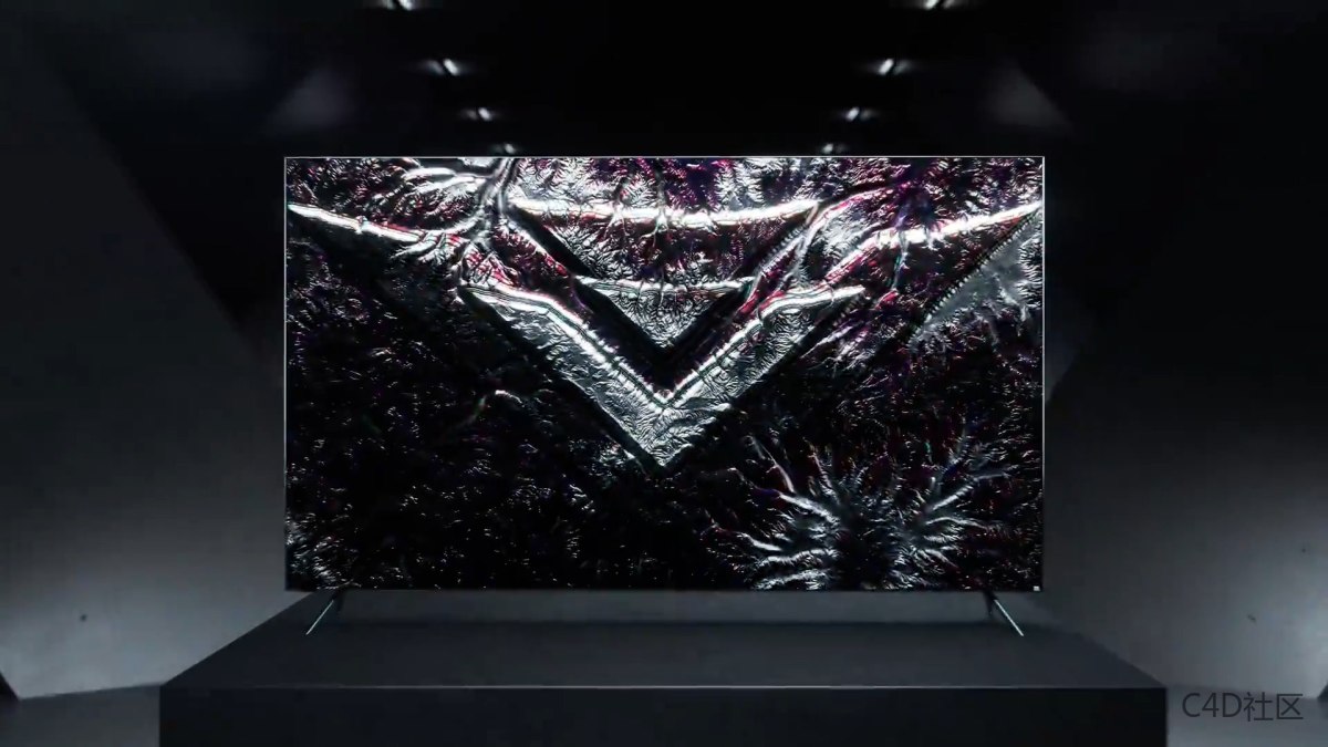 VIZIO智能电视-帅爆的一款电视显示屏三维产品动画