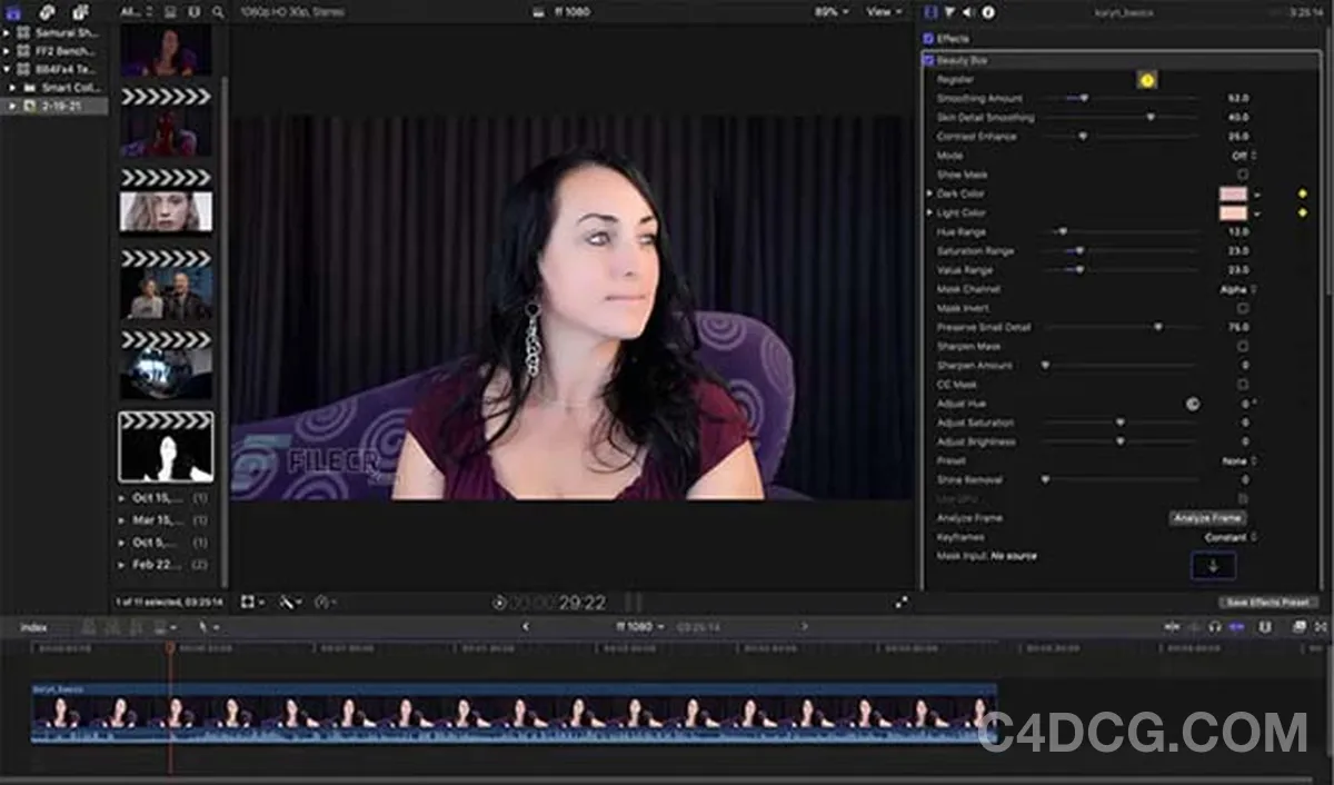 Beauty Box OFX 6.0 Fro Vegas/达芬奇/Nuke/Scratch/OFX 人像磨皮润肤插件