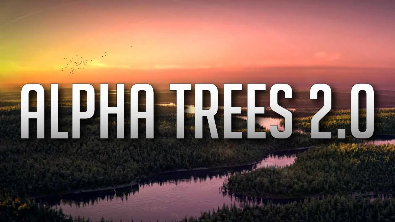 Alpha Trees Pro v2.3.6 Fro Blender 植物树木快速生成渲染插件