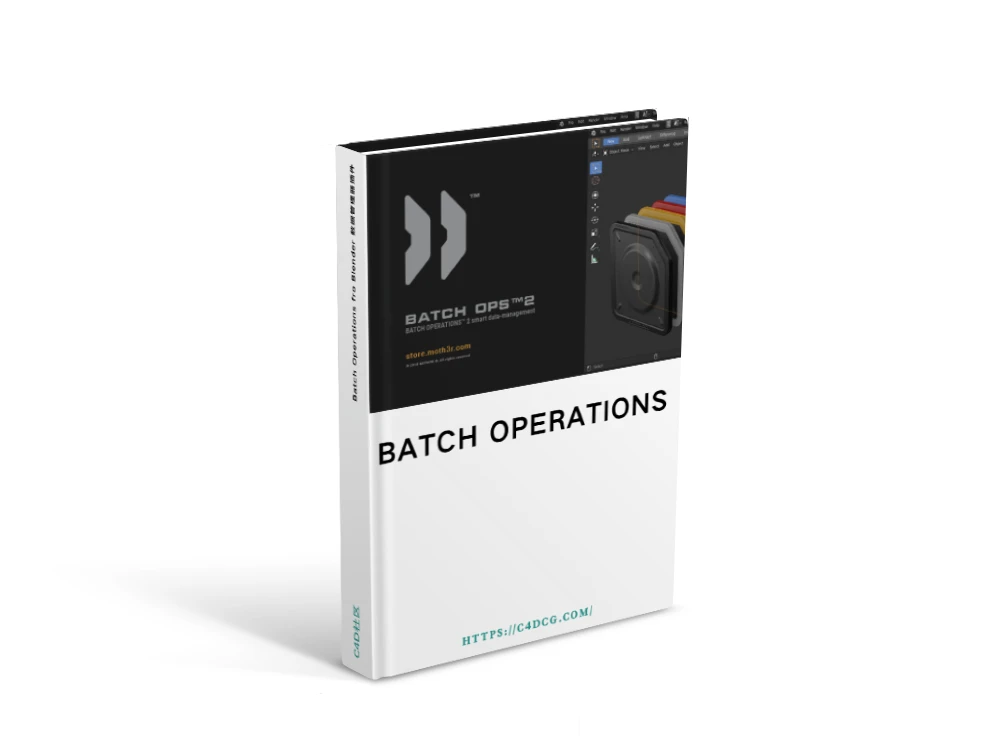 Batch Operations V1.12 fro Blender 数据管理器插件