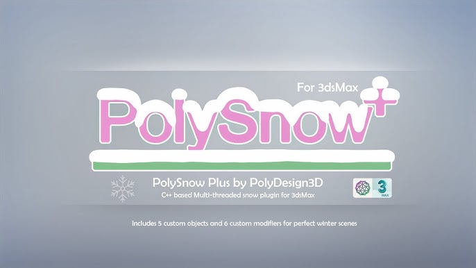 CGTrader PolySnow Plus 1.04 for 3DS MAX 积雪模拟插件