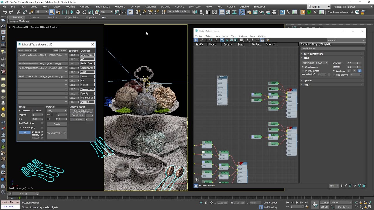 Gumroad – Material Texture Loader v1.830 for 3Ds Max PBR材质加载插件