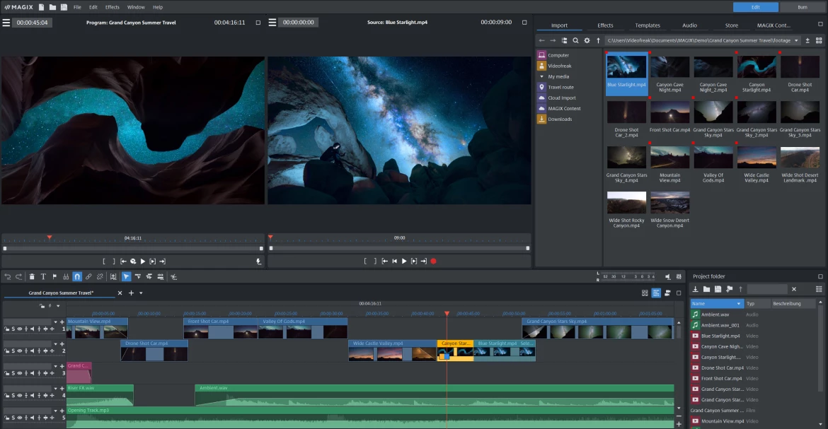 MAGIX Video Pro X16 22.0.1.260 视频剪辑软件