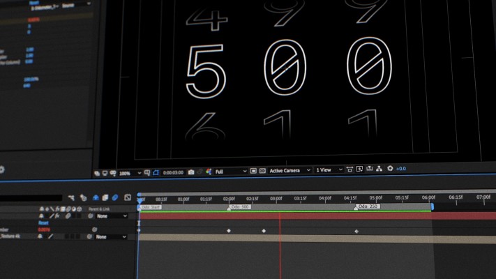 Odometer 1.2 for After Effects 文字图形翻转动画插件