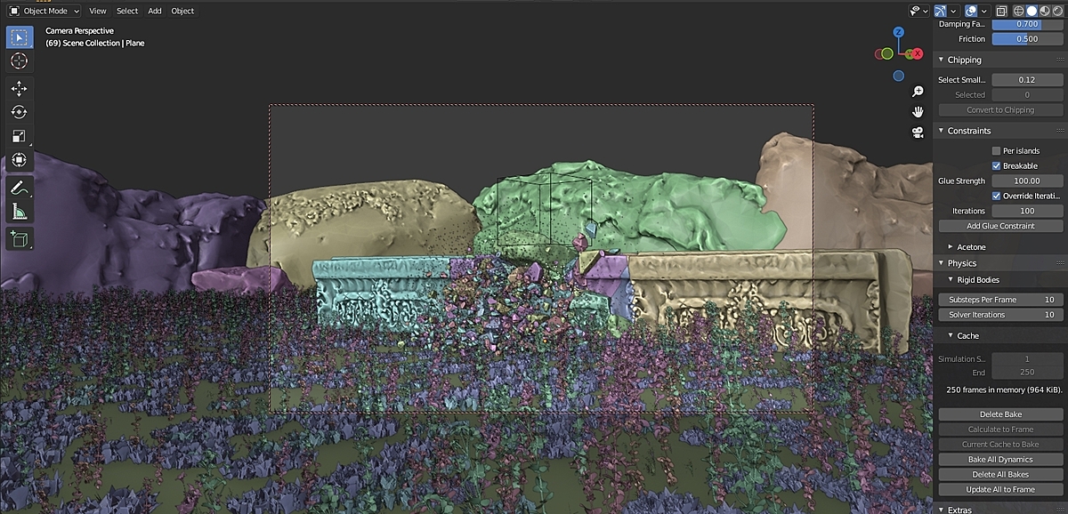 RBDLab 1.6.1 for Blender破碎插件