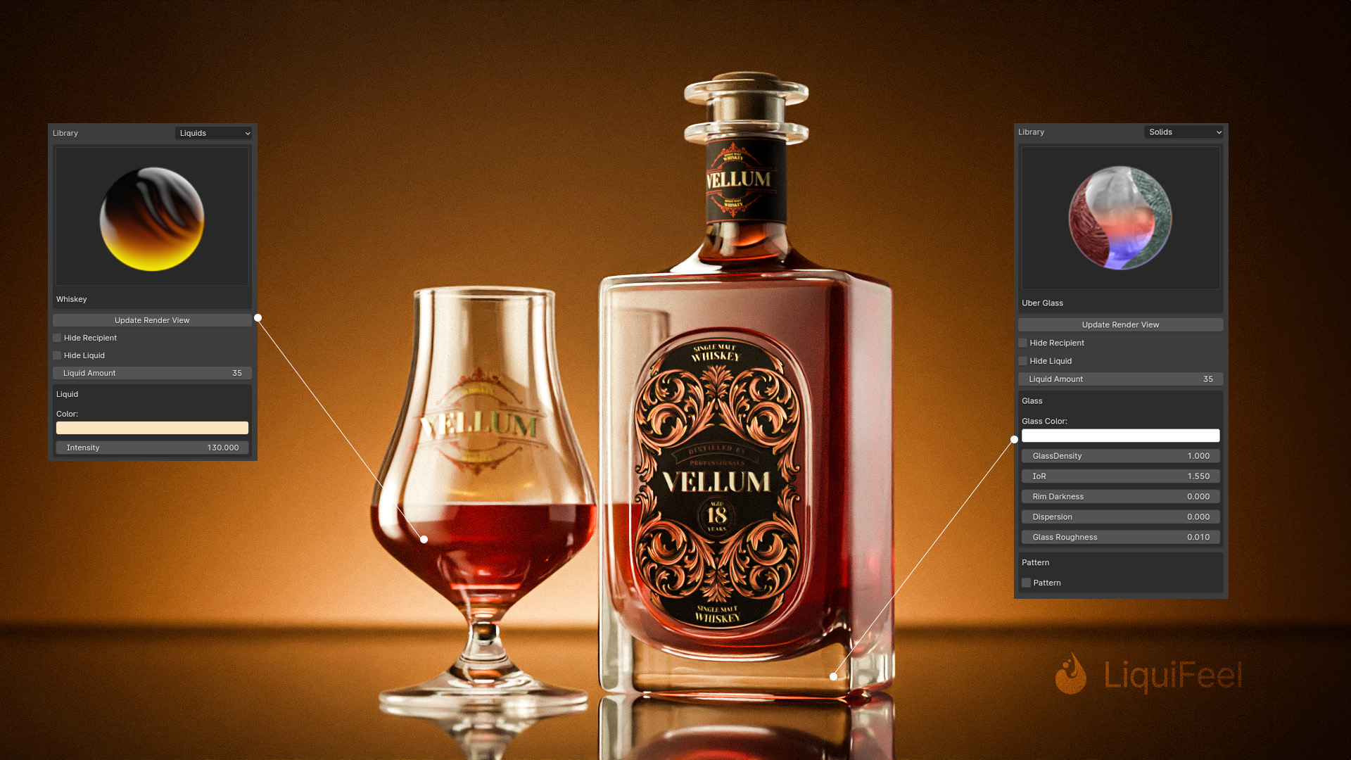 Liquifeel V1.1 fro Blender 液体模拟着色器插件