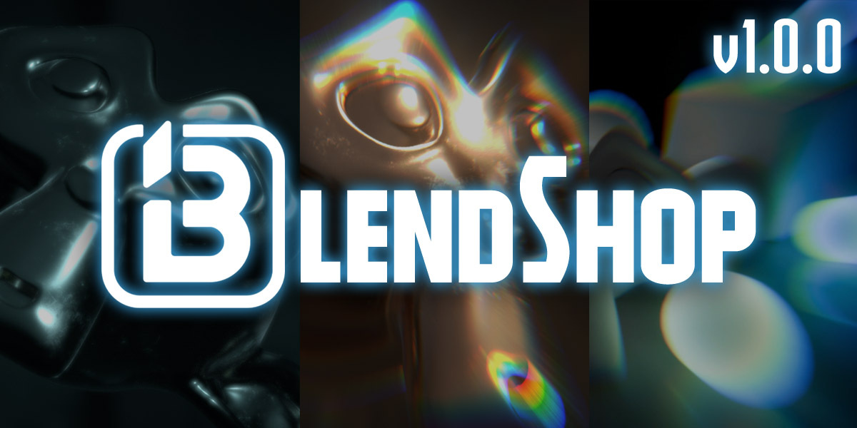 BlendShop v1.0.2 fro Blender 后期合成插件