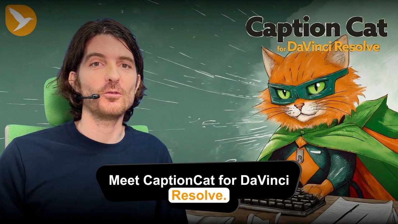 Caption Cat 1.0.0 fro DaVinci Resolve 视频对白字幕动画