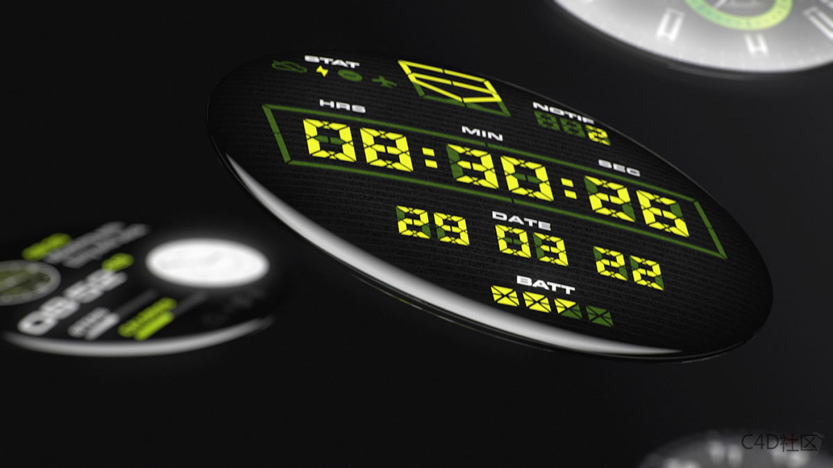 Heuer Smart Sports Watch 产品动画