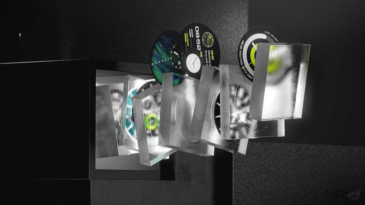 Heuer Smart Sports Watch 产品动画