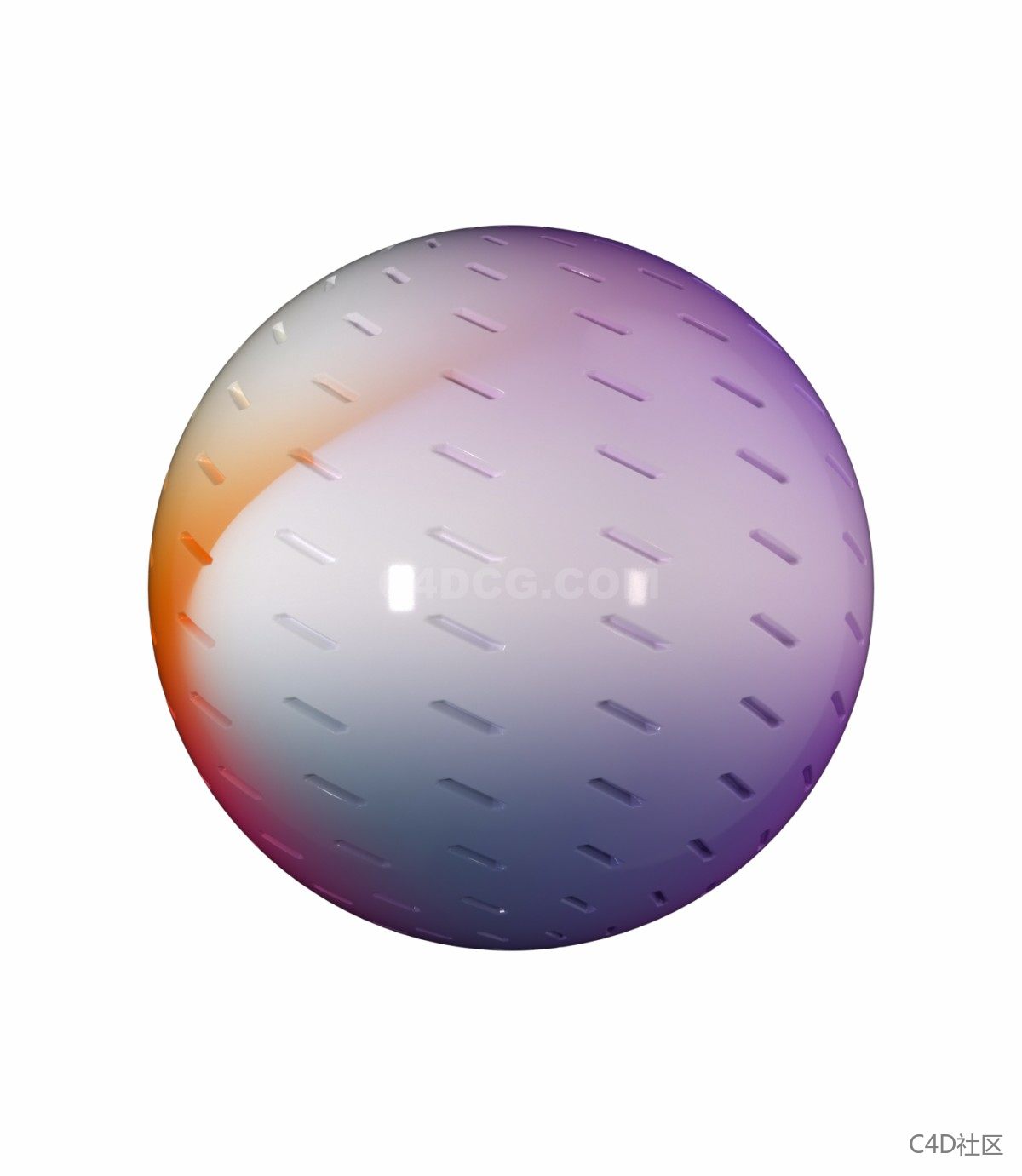 无缝置换贴图-倾斜矩形布尔纹理