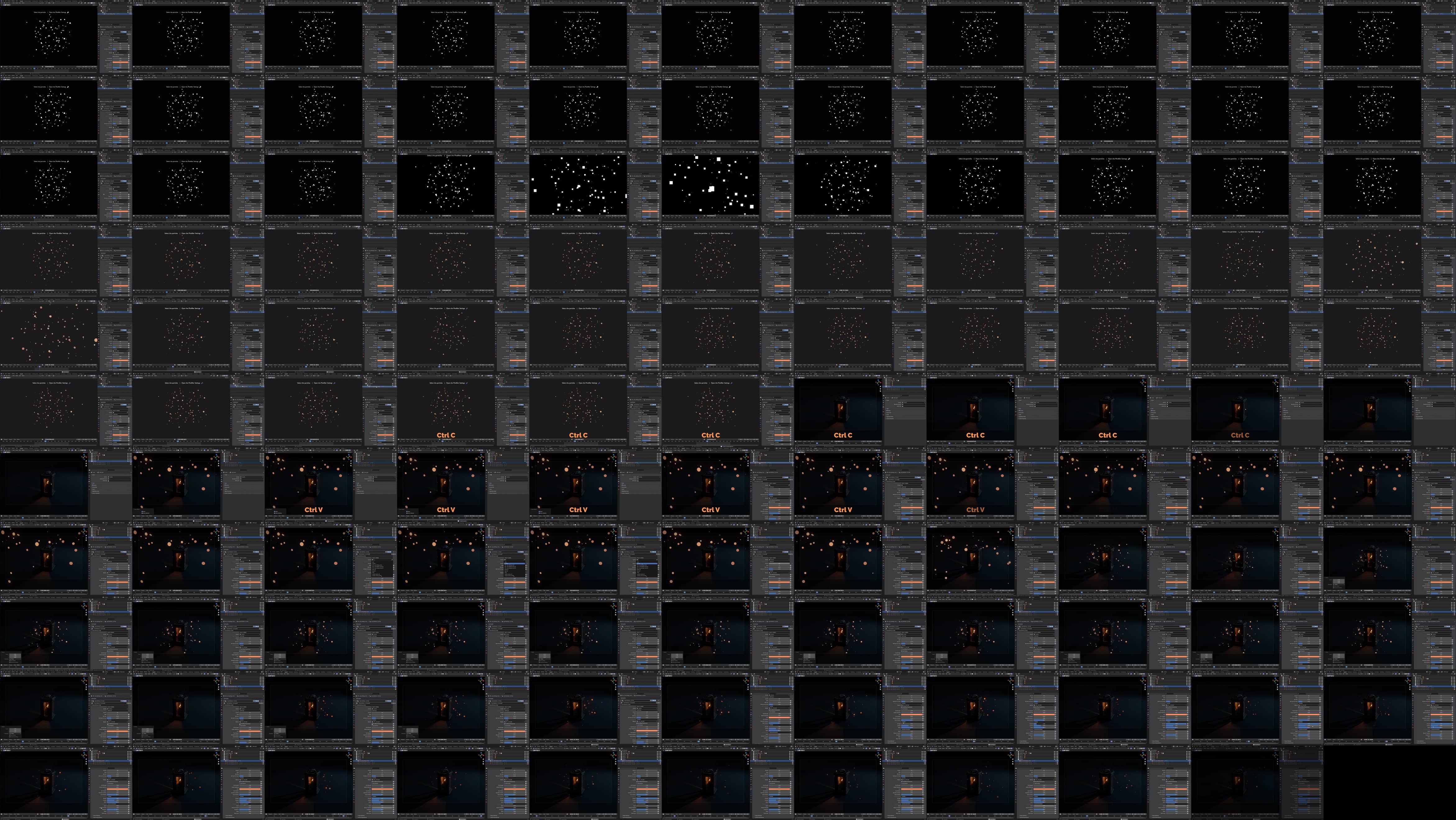 Dust Particles Pro v1.2 fro Blender 漂浮灰尘粒子动画预设