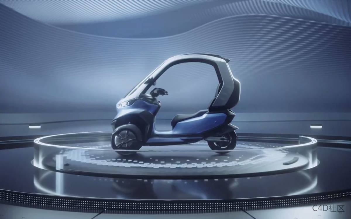 电动车摩托车cg视频电动三轮车三维宣传片