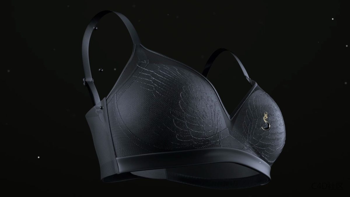 黑天鹅内衣三维短片