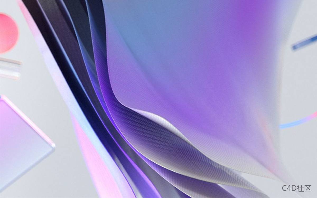 柔美炫彩的c4d品牌宣传片