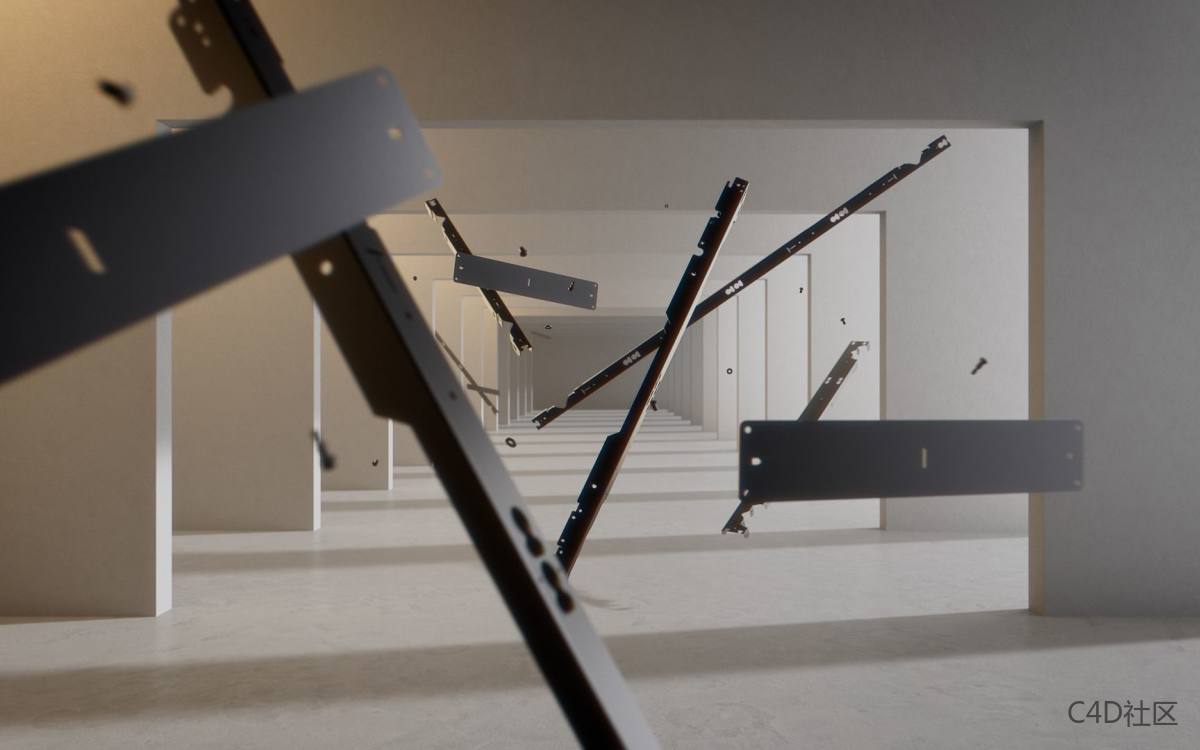 史诗级c4d酷炫动态概念产品宣传片 Tiled Mavrik Pro