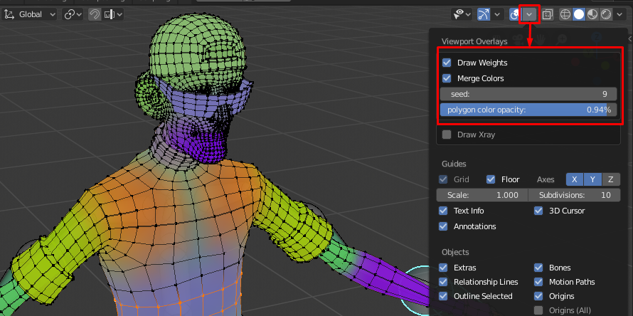 Weight Paint Tools v2.2 fro Blender 模型权重笔刷插件