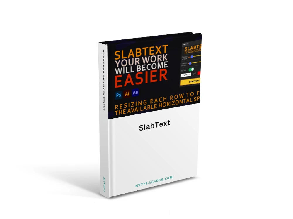SlabText 1.0.0 fro AE/AI/PS 智能文字对齐工具