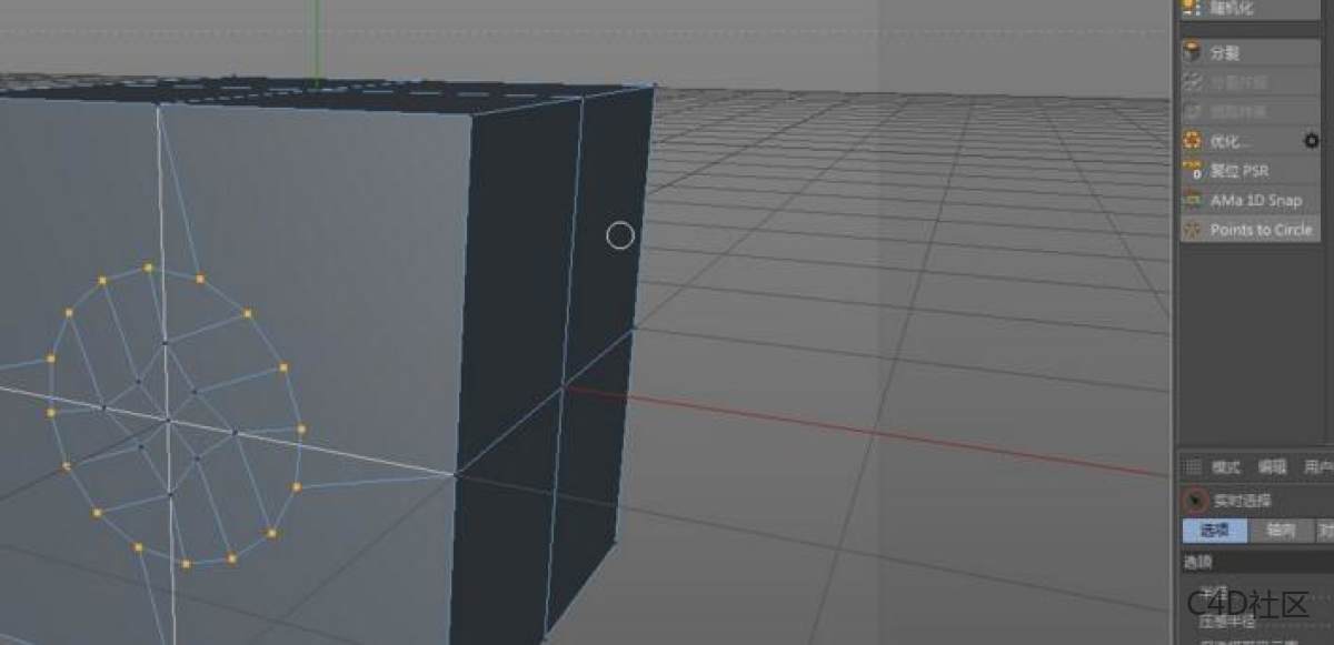 Points To Circle For Cinema 4D R19-R26 点成园脚本