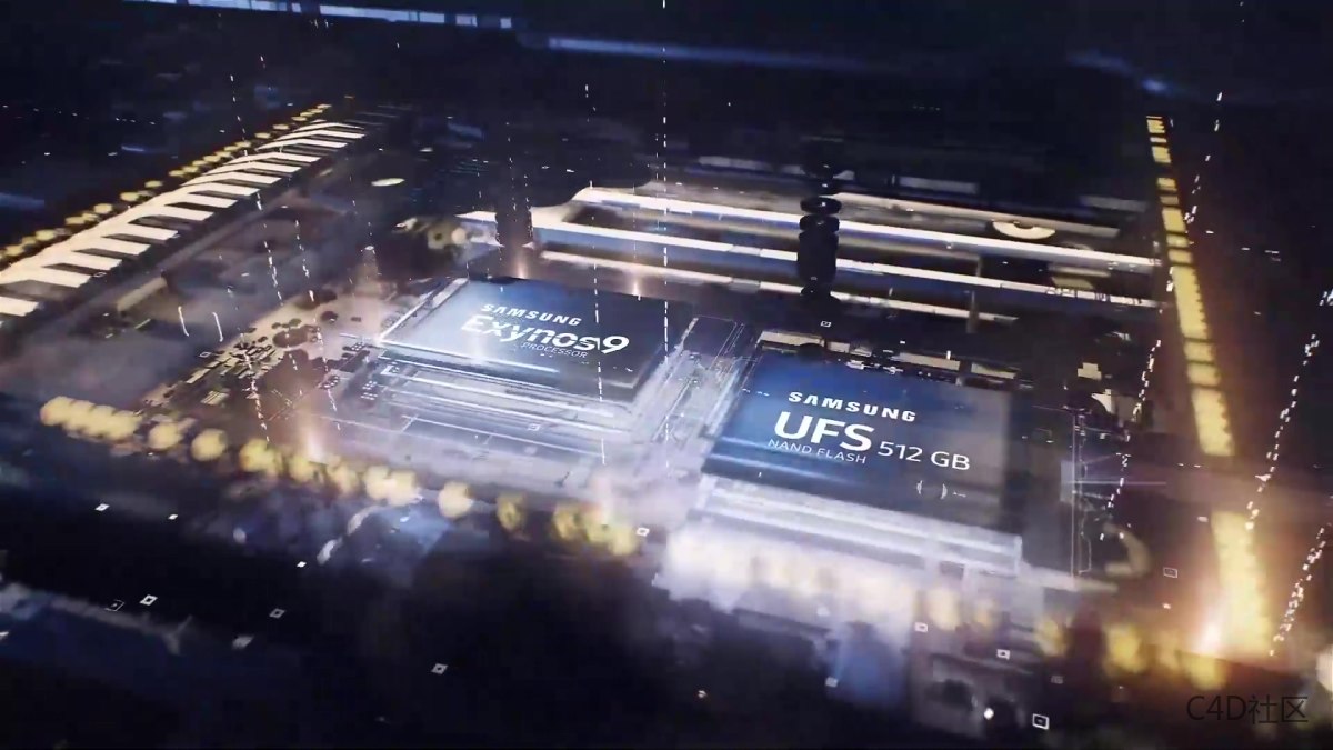 芯片类动态表现视频-转场很优秀