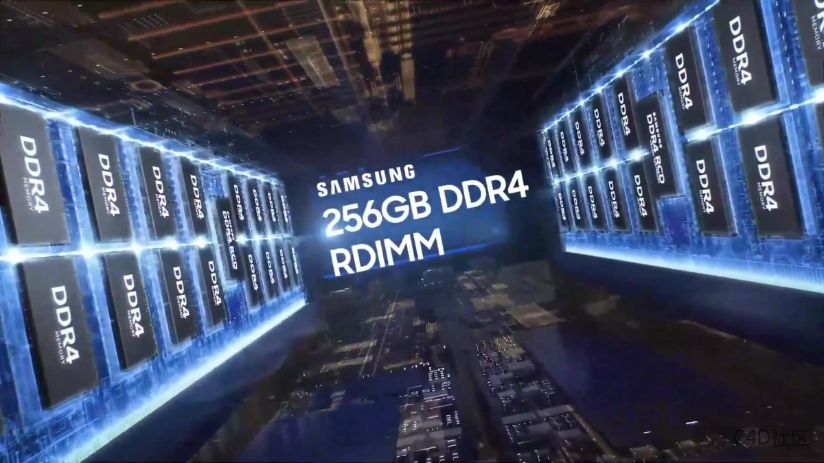 芯片类动态表现视频-转场很优秀