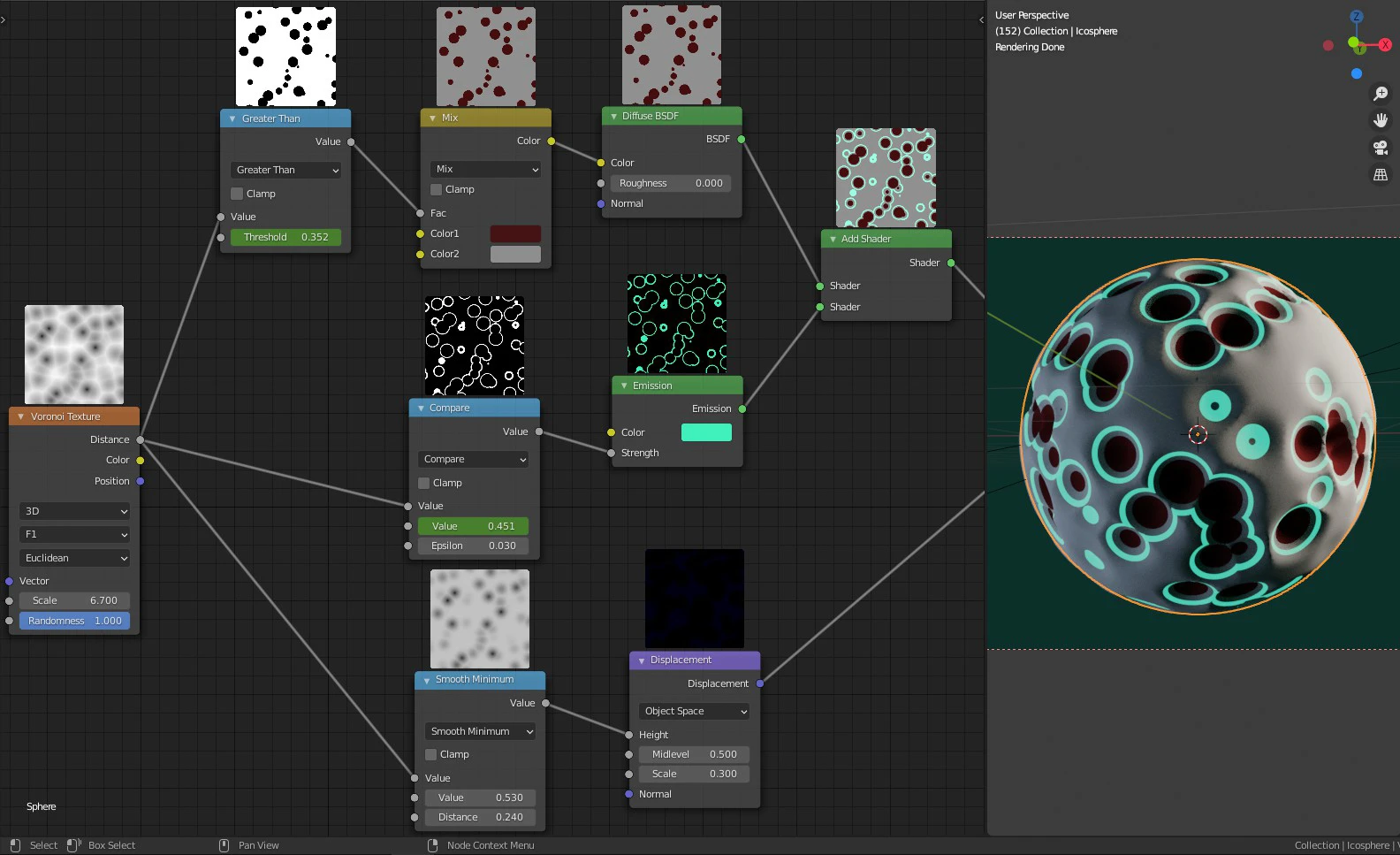 Node Preview v1.21 Fro Blender 节点缩略图可视化预览插件