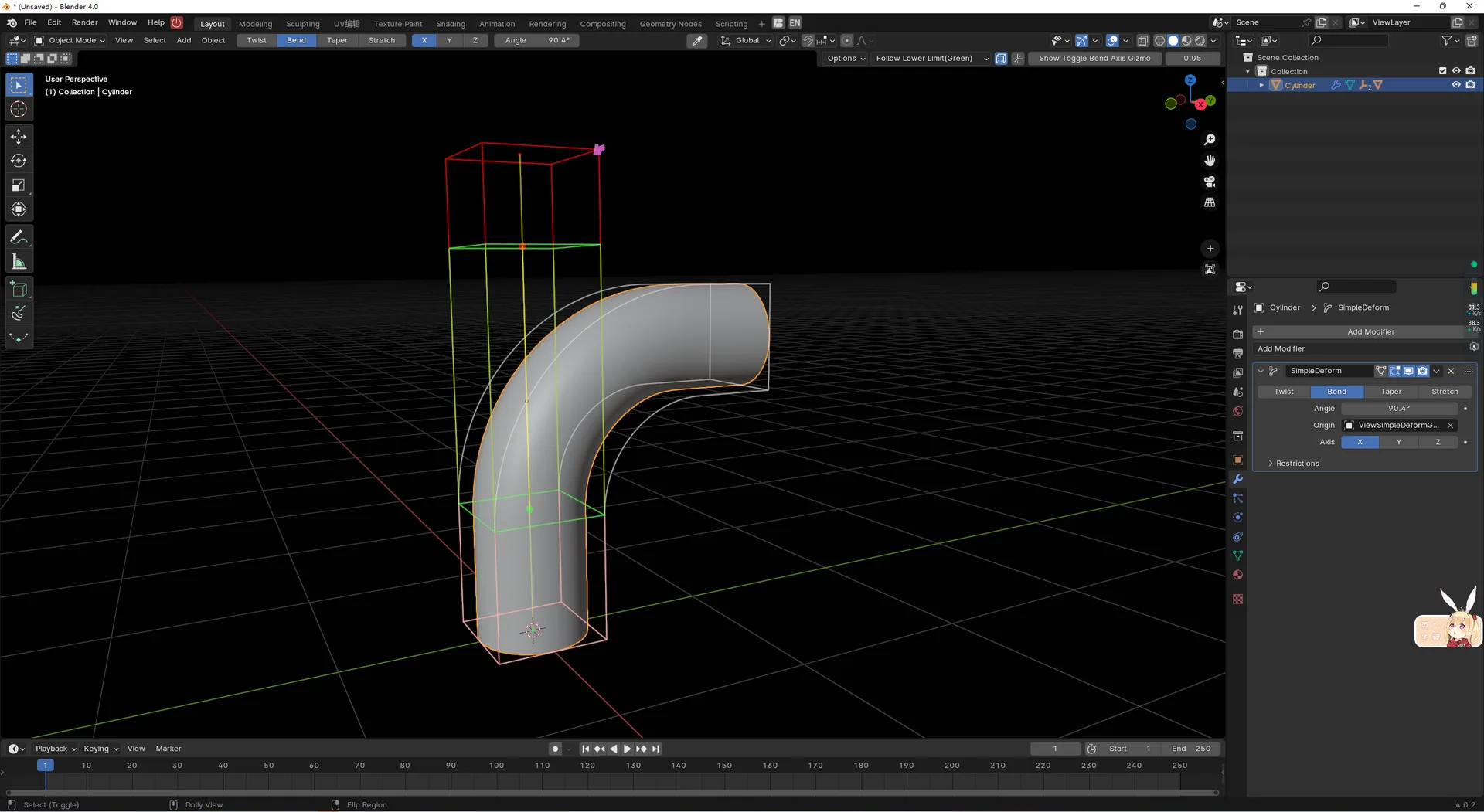 Simple Deform Helper v0.2.5 fro blender 网格变形插件