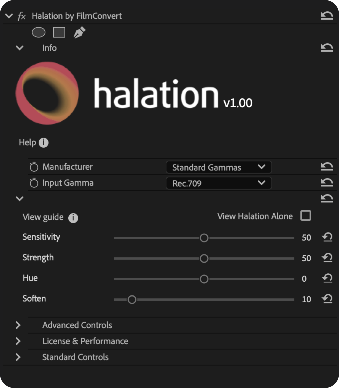 FilmConvert Halation 1.03 For AE/PR 电影胶片光晕调色插件
