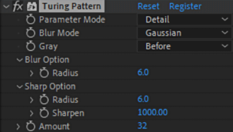 Turing Pattern v1.1 fro After Effects 创意抽象纹理插件