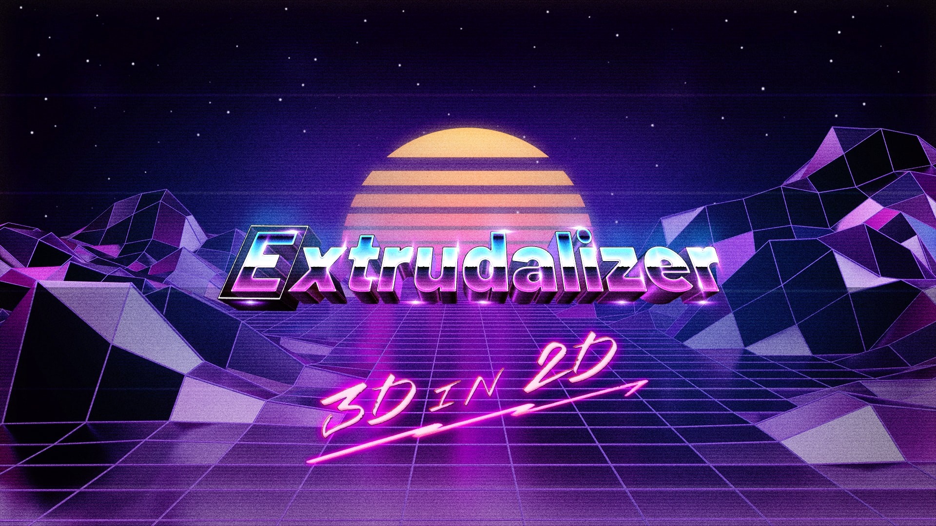 Extrudalizer v1.2.1 fro After Effects 图层三维挤出脚本