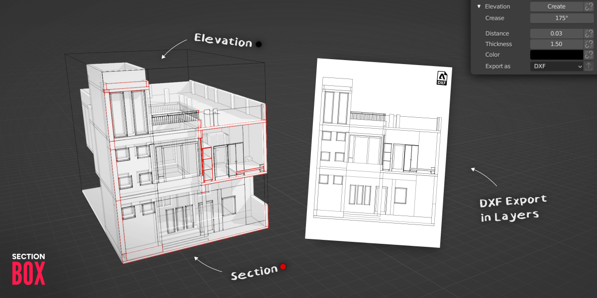 Section Box v2.1.3 fro Blender 横截面框选插件