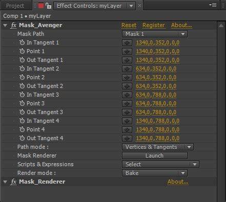BAO Mask Avenger 2.7.5 Fro After Effects 路径遮罩插件