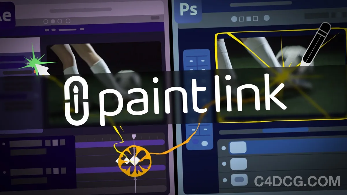 Paint Link V1.0.8 Fro AE/PS 动态链接关键帧逐帧动画绘制插件