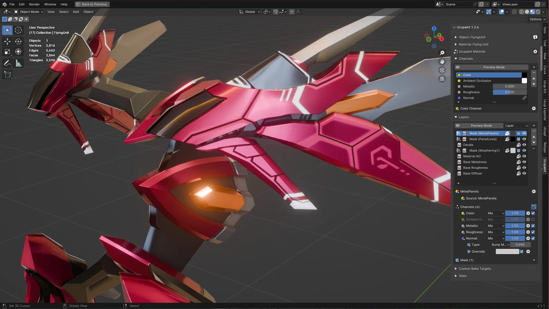 Ucupaint V2.3.0 fro Blender 贴图管理插件