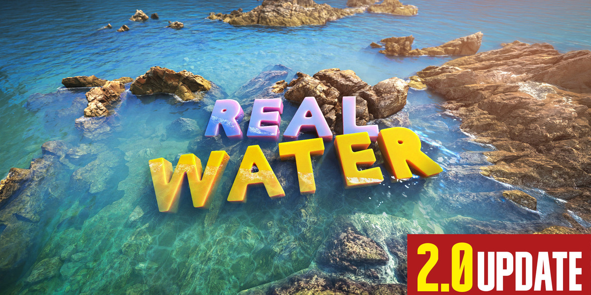 Real Water V2.0.2 fro blender 真实水面模拟插件