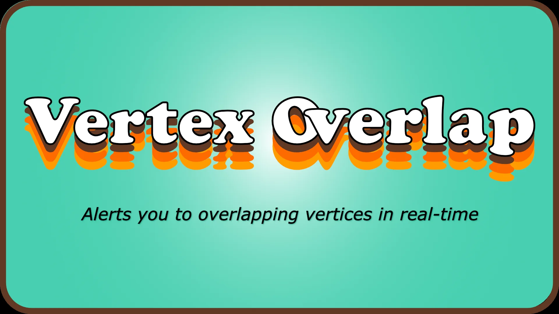 Vertex Overlap v1.1.0 for blender 顶点辅助编辑插件