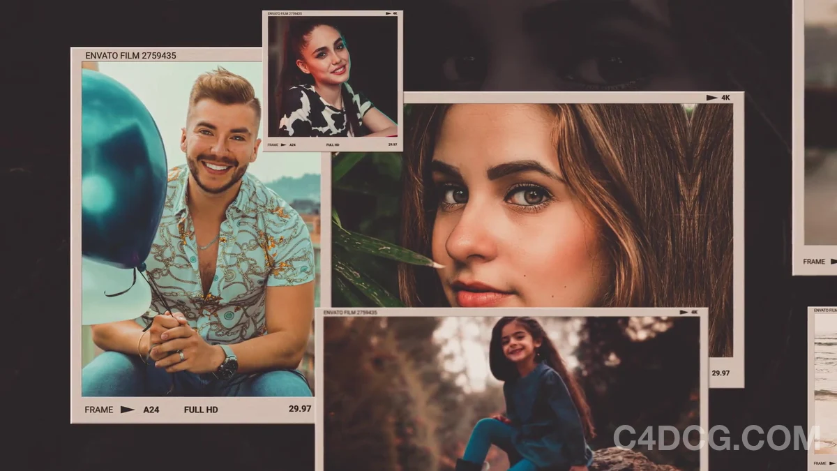 回忆照片相册展示片头-Beautiful Photo Slideshow