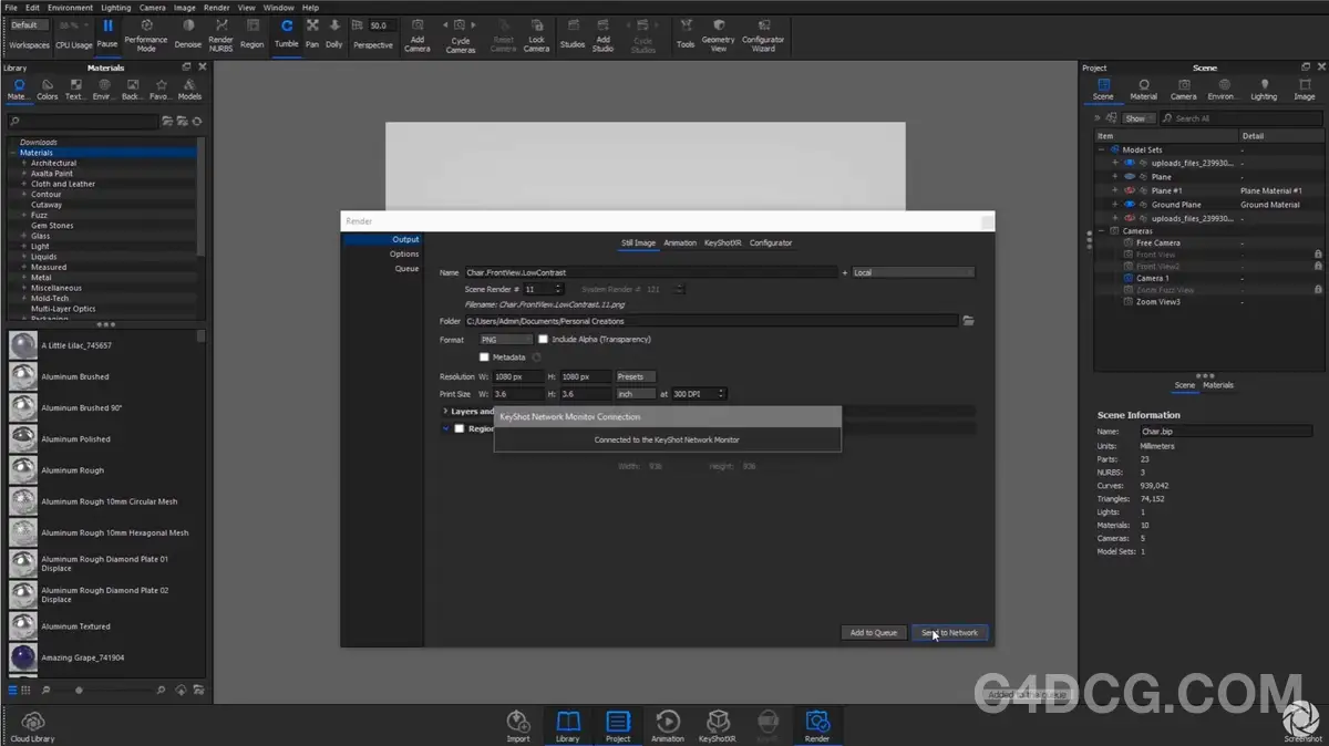 Keyshot Network Rendering 2025.1 14.0.0.176 网络渲染客户端