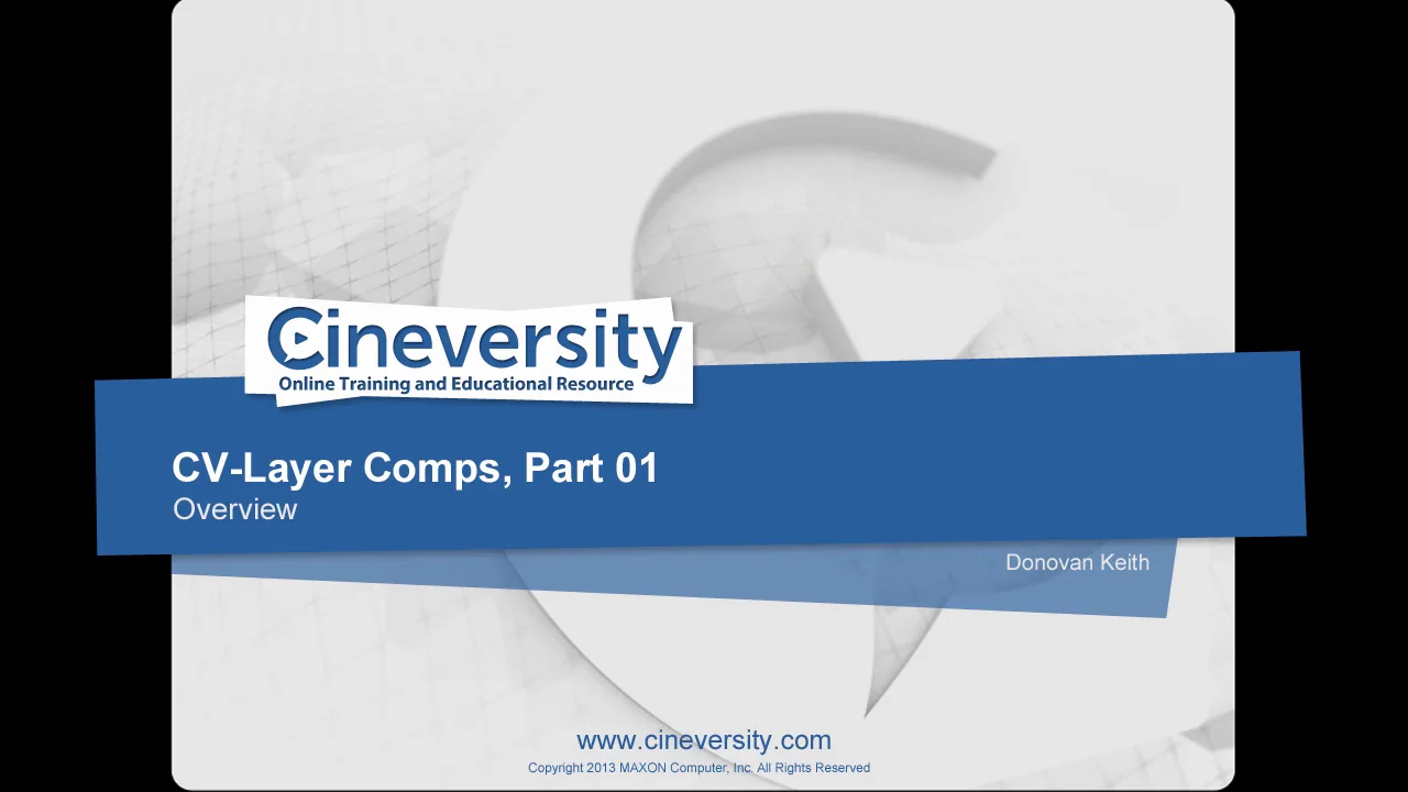 Cineversity Premium CV-Layer Comps v1.00 for Cinema 4D 图层控制插件