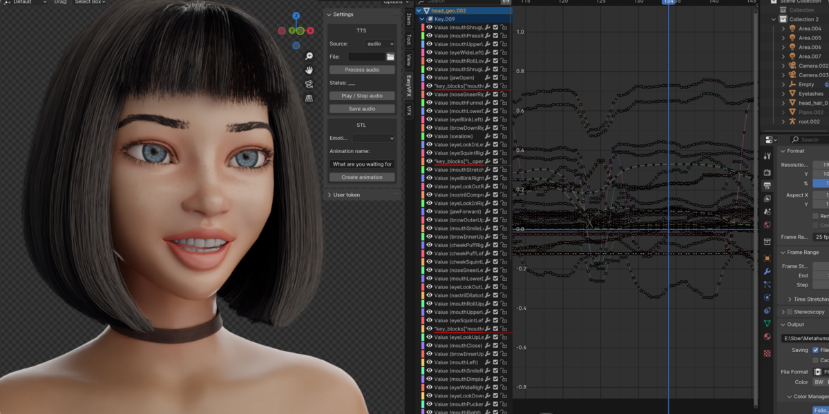 EasyVFX Lip Sync plugin V1.0.0 fro Blender角色口型动画插件